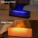 Lava Flame Aromatherapy Machine Air Atomizing Humidifier With Colorful Light - Image 5