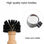 Coffee Powder Cleaning Brush Coffee Machine Brewing Heading Sweeping Brooch - Image 4