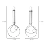 Stainless Steel Flour Mixer Flour And Egg Beaters Noodle Making Tools - Image 3