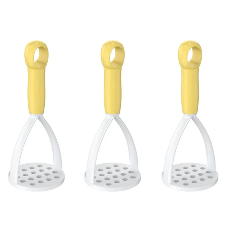 3pcs Kitchen Manual Potato Masher Baby Supplement Food Mashing Tool