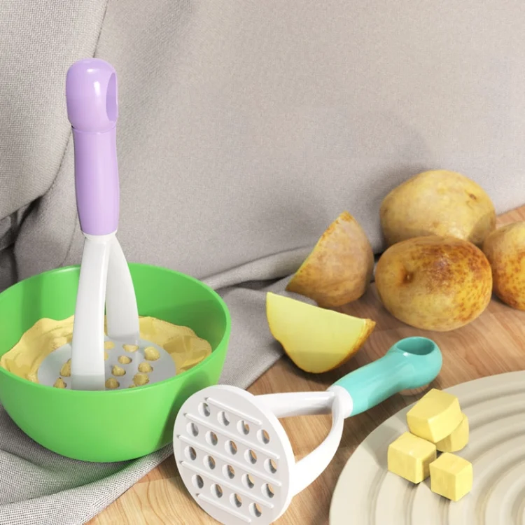 TBD06044630_B1.webp 3pcs Kitchen Manual Potato Masher Baby Supplement Food Mashing Tool - Image 2