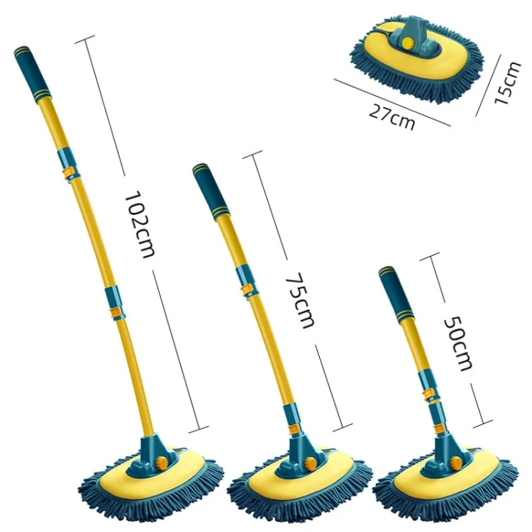 TBD06044651_B2.webp Curved Rod Car Wash Mop Retractable Cleaning Tool No Harm Car Special Soft Brush - Image 3