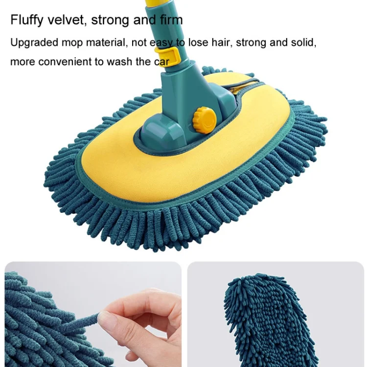 TBD06044651_B4.webp Curved Rod Car Wash Mop Retractable Cleaning Tool No Harm Car Special Soft Brush - Image 5