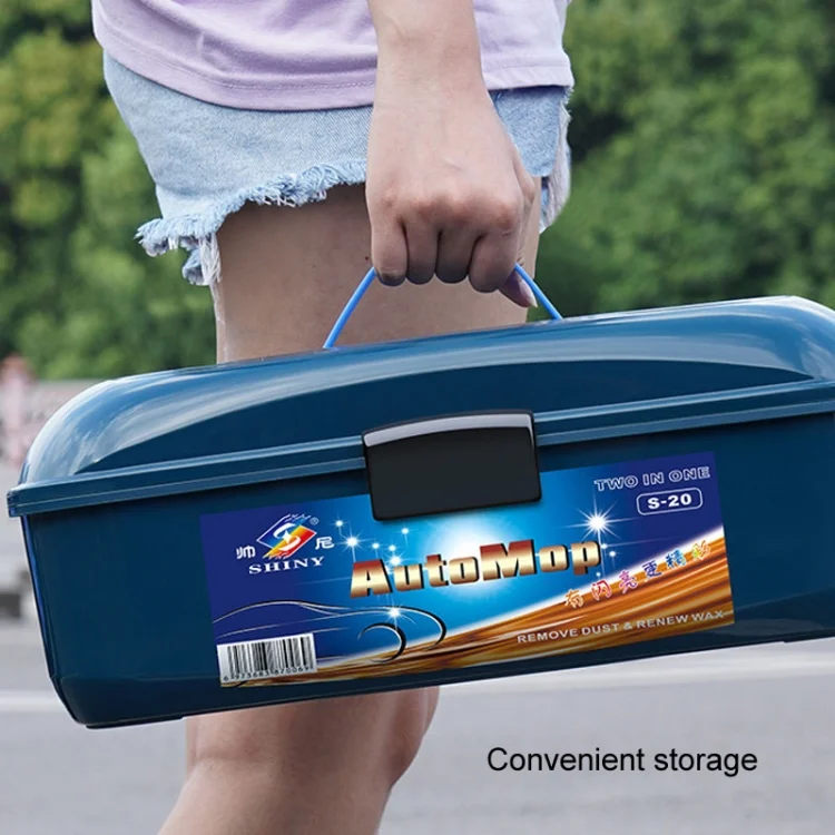 TBD06044658_B10.webp SHINY Car Dusting Duster Car Mop Soft Brush Car Wash Snow Sweeping Tool - Image 11
