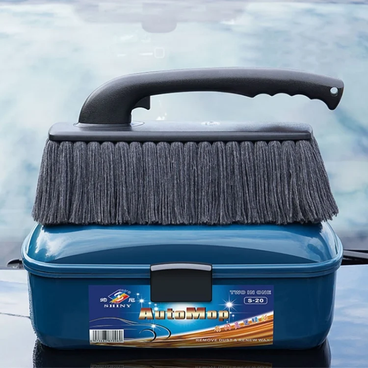 TBD06044658_B2.webp SHINY Car Dusting Duster Car Mop Soft Brush Car Wash Snow Sweeping Tool - Image 3
