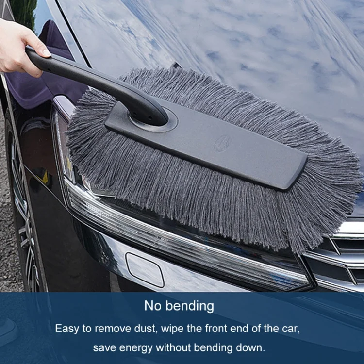 TBD06044658_B8.webp SHINY Car Dusting Duster Car Mop Soft Brush Car Wash Snow Sweeping Tool - Image 9