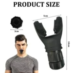 Breathing Exerciser Trainer Adjusts Resistance Lung Capacity Strengthener - Image 3