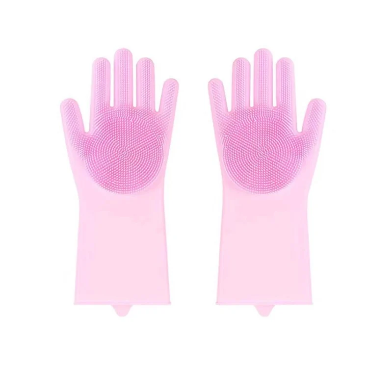 TBD0604468901A.webp Kitchen Silicone Dishwash Gloves Male And Female Household Chores Cleaning Mitts - Image 1