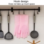 Kitchen Silicone Dishwash Gloves Male And Female Household Chores Cleaning Mitts - Image 5