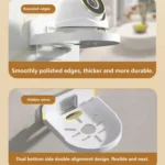 Traceless Wall Mounted Camera Bracket Home No-Punch Surveillance Rack Router Shelf - Image 12