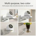 Traceless Wall Mounted Camera Bracket Home No-Punch Surveillance Rack Router Shelf - Image 13