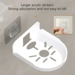 Traceless Wall Mounted Camera Bracket Home No-Punch Surveillance Rack Router Shelf - Image 4