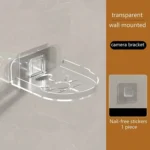 Traceless Wall Mounted Camera Bracket Home No-Punch Surveillance Rack Router Shelf - Image 5