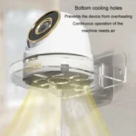 Traceless Wall Mounted Camera Bracket Home No-Punch Surveillance Rack Router Shelf - Image 9