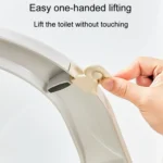 Anti Dirty Handle Toilet Lid Lifter Bathroom Bidet Seat Lifting Lid Kit - Image 4