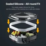 Portable Mini Compartmentalized Sealed Pill Box Weekly Morning And Evening Pill Capsule Dispensing Box - Image 11