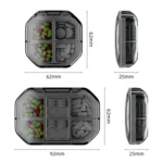 Portable Mini Compartmentalized Sealed Pill Box Weekly Morning And Evening Pill Capsule Dispensing Box - Image 3