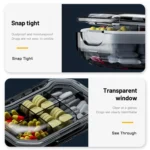 Portable Mini Compartmentalized Sealed Pill Box Weekly Morning And Evening Pill Capsule Dispensing Box - Image 6