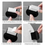 3pcs Anti Dirty Handle Toilet Lid Lifter Bathroom Bidet Seat Lifting Lid Kit - Image 7