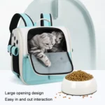Breathable Square Cat Backpack Foldable Outdoor Portable Pet Bag - Image 8