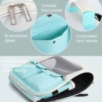 Breathable Square Cat Backpack Foldable Outdoor Portable Pet Bag - Image 10