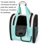 Simple Contrasting Pet Backpack Space Capsule Cat Bag Shoulder Dog Bag - Image 3