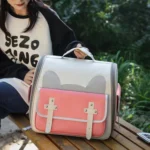 Outdoor Cat Backpack Large Capacity Breathable Pet Bag - Image 13