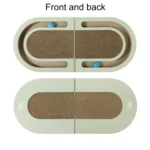 Pet Fun Cats Scratching Board Cats Claw Rubbing Toys Foldable With Ball - Image 4