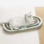 Pet Fun Cats Scratching Board Cats Claw Rubbing Toys Foldable With Ball - Image 7