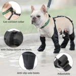 Waterproof Dog Boots Anti-Slip Dog Shoes Pet Paw Protector - Image 3