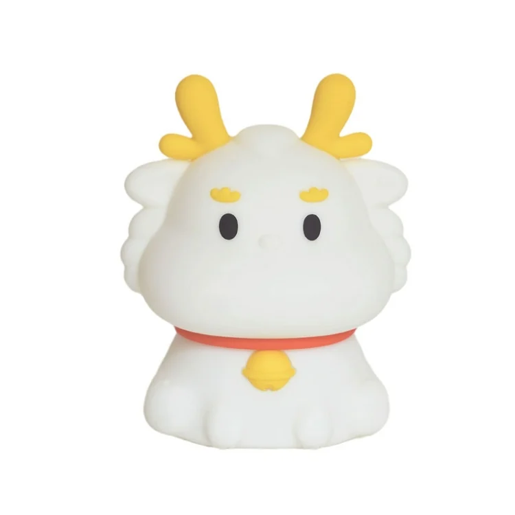 Dragon Silicone Sleeping Night Light Childrens Gift USB Rechargeable Ambient Lantern