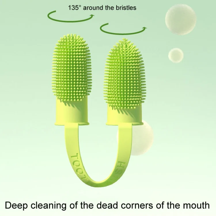 TBD06044777_B6.webp 2pcs Pet Teeth Cleaning Dual Finger Toothbrush Dogs And Cats Oral Cleaning Tools - Image 7