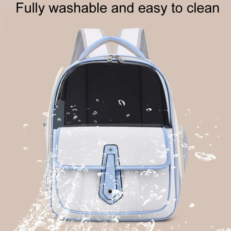 TBD06044792_B4.webp PU Pet Bag Cats And Dogs Outing Carrying Capsule Double Shoulder Backpacks - Image 5