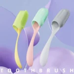 Pets Finger Toothbrush With Handle Dogs And Cats Oral Cleaning Tools - Image 2