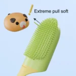 Pets Finger Toothbrush With Handle Dogs And Cats Oral Cleaning Tools - Image 4