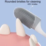 Pets Finger Toothbrush With Handle Dogs And Cats Oral Cleaning Tools - Image 6