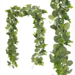 180cm Simulation Greenery Eucalyptus Ivy Leaf Rattan Hanging Fake Flower Decoration Rattan - Image 3