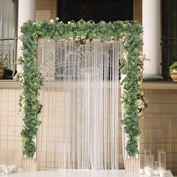 TBD06044799_B7.webp 180cm Simulation Greenery Eucalyptus Ivy Leaf Rattan Hanging Fake Flower Decoration Rattan - Image 8