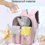 Pets Colorful Double Shoulder Bag Cats And Dogs Outing Carrying Capsule Backpacks - Image 6