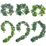 Artificial Greenery Eucalyptus Leaf Vine Simulation Rattan Home Decoration - Image 2