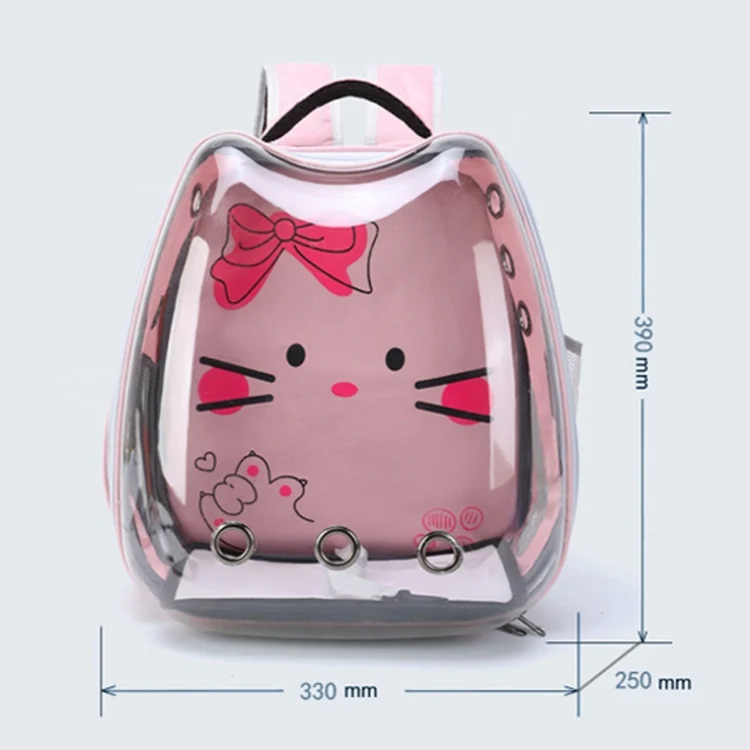 TBD06044827_B2.webp Cartoon Pattern Cat Transparent Pet Bag Space Capsule Portable Pet Backpack - Image 3