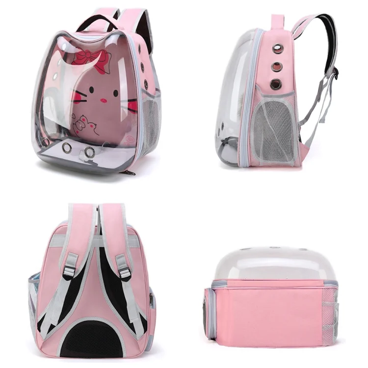 TBD06044827_B3.webp Cartoon Pattern Cat Transparent Pet Bag Space Capsule Portable Pet Backpack - Image 4