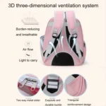 Cartoon Pattern Cat Transparent Pet Bag Space Capsule Portable Pet Backpack - Image 7