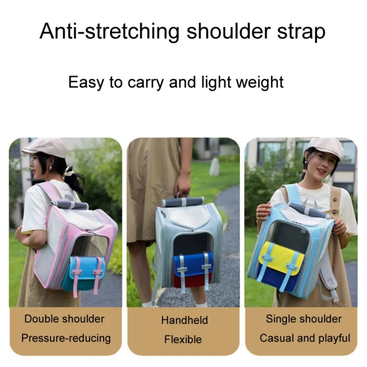TBD06044831_B3.webp Square Foldable Cats Backpack Pets Outdoor Portable Double Shoulder Bag - Image 4