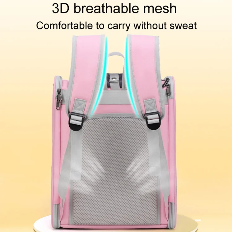 TBD06044831_B5.webp Square Foldable Cats Backpack Pets Outdoor Portable Double Shoulder Bag - Image 6