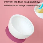 Infant Complementary Food Bowl With Lid Baby Feeding Tableware Suction Cup Bowl - Image 4