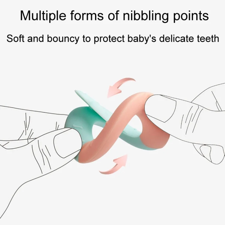 TBD06044844_B6.webp Wave Anti-Feeding Childrens Teether Baby Teething Teether Silicone Toys - Image 7