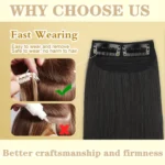 Invisible Pad Hair Roots Both Sides Puffy Wig Piece Faux Hair Extension Pad Hair Piece - Image 6