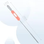 Multifunctional Straw Lid Cleaning Brush Nylon Stainless Steel Crevice Scrubber Comb - Image 3