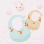 Baby Anti-Dirty Eating Bib Waterproof Silicone Infant Auxiliary Food Bib Drool Towel - Image 2